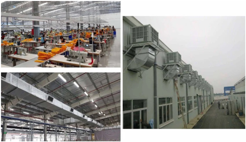 Hệ thống làm mát nhà xưởng NII