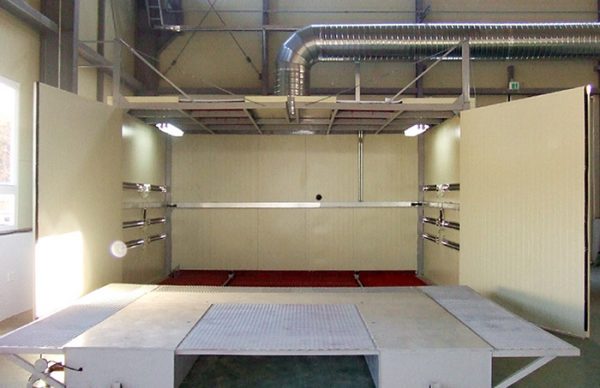 BUỒNG HÚT BỤI SƠN CÔNG NGHIỆP.