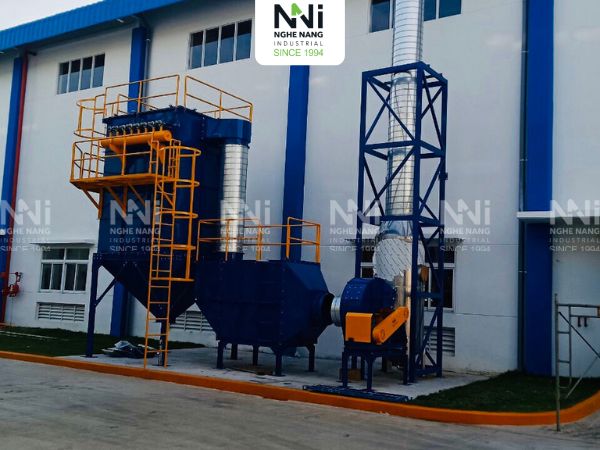 Làm hệ thống hút lọc bụi công nghiệp