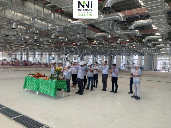 Hệ thống thông gió làm mát nhà máy Đà Nẵng